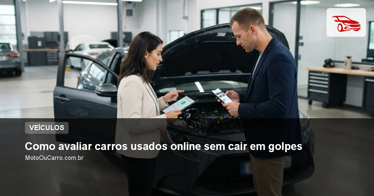 Como avaliar carros usados online sem cair em golpes