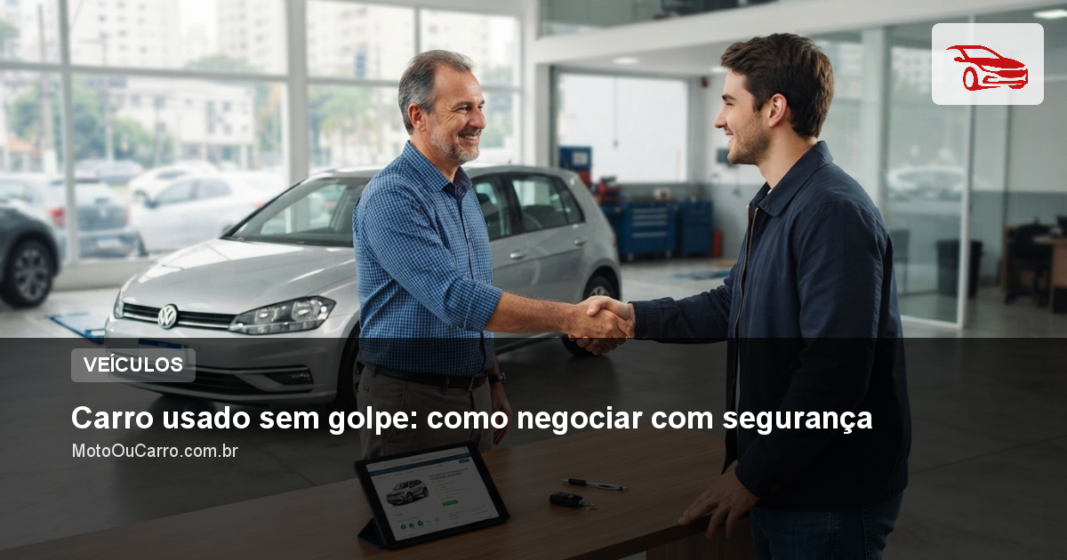 Carro usado sem golpe: como negociar com segurança