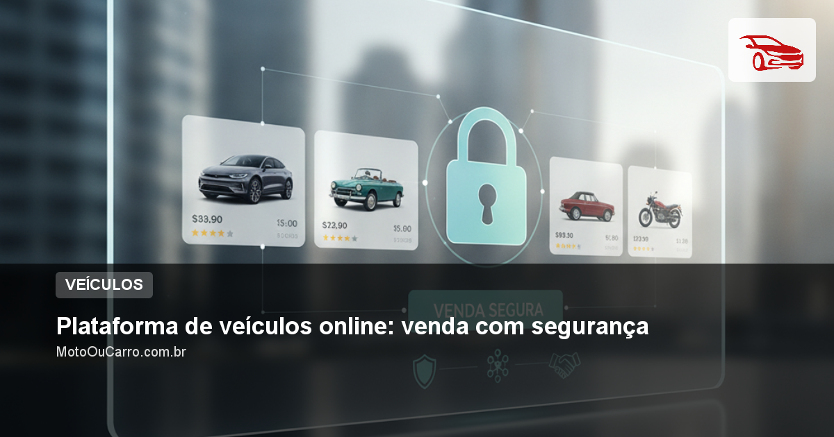 Plataforma de veículos online: venda com segurança